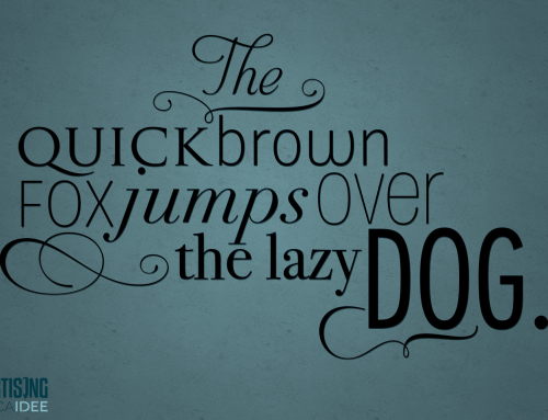The quick brown fox jumps over the lazy dog.